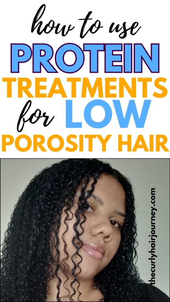 how to use protein treatments for low porosity hair