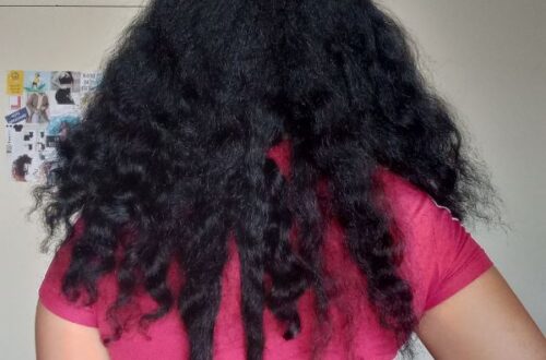 long type 4 hair from using castor oil