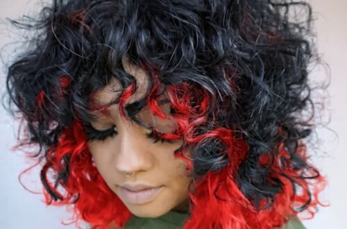 undercolor hair ideas, peekaboo highlights, dyed hair ideas, peekaboo hair color ideas, under color hair, underdye hair