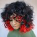 undercolor hair ideas, peekaboo highlights, dyed hair ideas, peekaboo hair color ideas, under color hair, underdye hair
